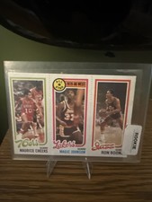 Magic Johnson RC Rookie Maurice Cheeks Ron Boone 1980 Topps Rare