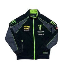 Giacca Pile Vintage Y2K 00s Monster Energy Racing Taglia Large (L) Ottime Condizioni
