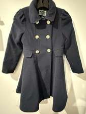 Rothschild Wool Long Coat Girls Size 7/8 Dressy Formal Black