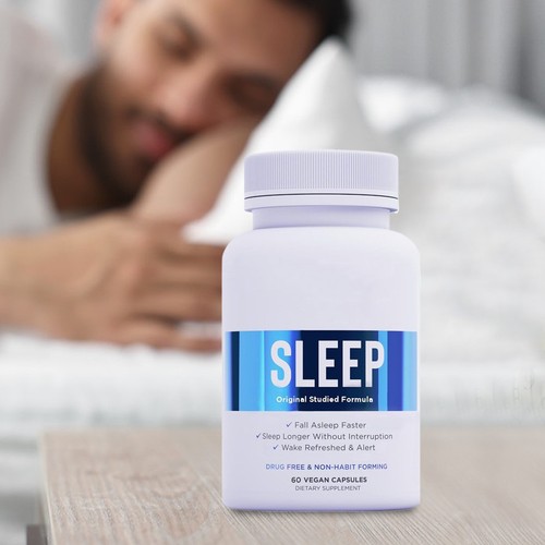 60 cápsulas de apoyo para dormir mejoran la calidad del sueño alivian el estrés sueño - Imagen 9 de 12
