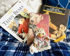 3 X Teddy Bear Books & Teddy Bear Little Bo Peep,Vintage 1988 / 2006