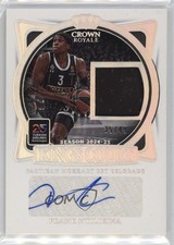 2024-25 Crown Royale EuroLeague King's Court Jersey /49 Frank Ntilikina Auto 2a5