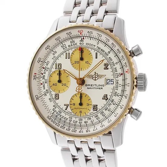 Breitling Old Navitimer Chronograph D13022 YG/SS