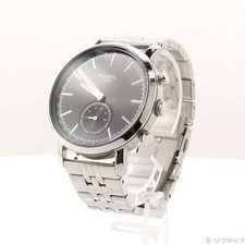 Fossil Luther Hybrid Smartwatch BQT1100 Silber Schrittzähler Uhr Gebraucht Fu...