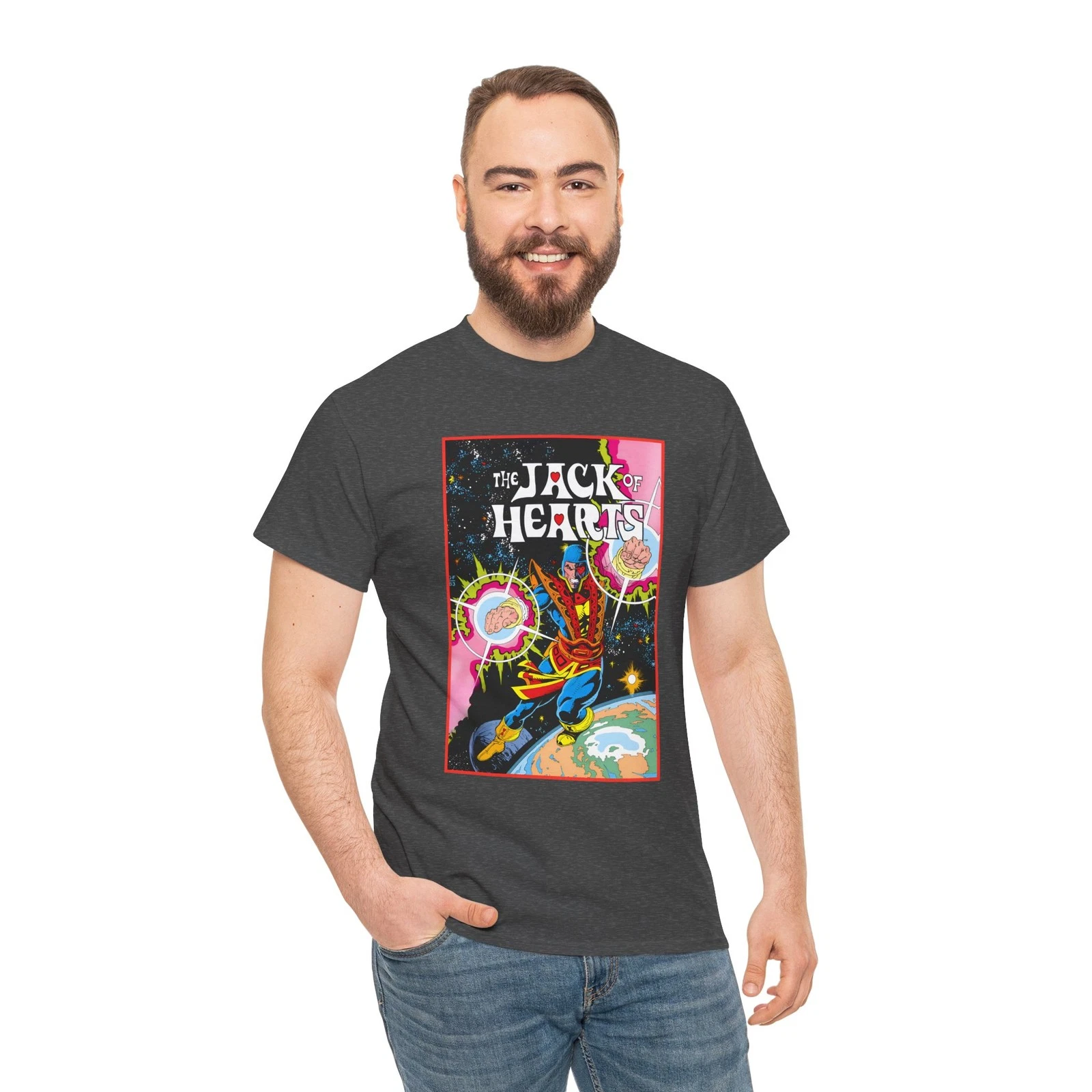 Jack of Hearts T-Shirt - Marvel Comics - Avengers - She-Hulk Beau - Zero Fluid