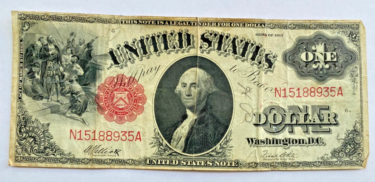 1917年 ONE DOLLAR  Circulated $1 1917 Year United States Large Size Notes for sale | eBay