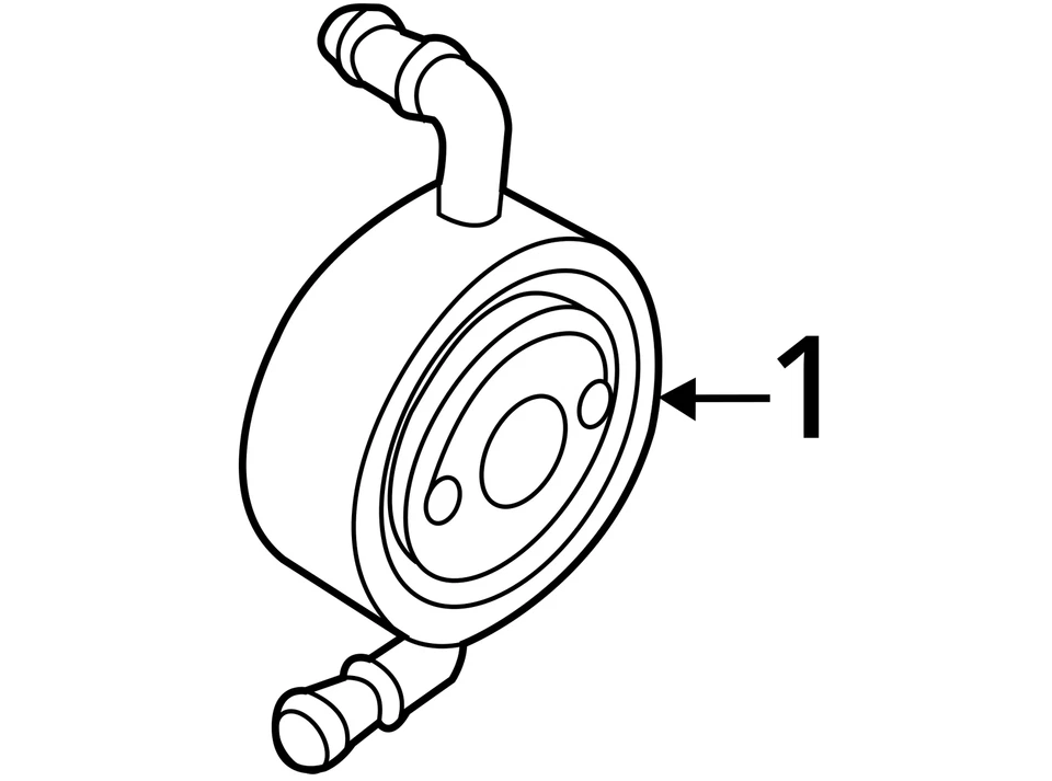 OEM Oil Cooler 21305-JK25B – Infiniti Q50 Q70 Q70L 3.5L 3.7L V6 2018–2019 NEW - Image 3 of 3