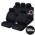 FOR FORD ECOSPORT- 9PC BLACK SEAT COVER SET CAR VAN