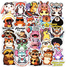 102PCS Animals Positive Affirmation Stickers, Motivational Stickers with Inspira