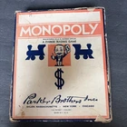 Vintage Monopoly Parker Brothers Inc No Board 1930s C