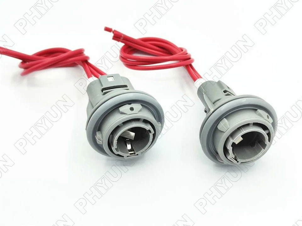 2 Pcs 20cm Turn Signal Light Bulb Socket & Connector Harness Set For Honda Acura - Image 2 of 4