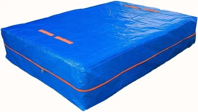 RUBYZZI Queen Mattress Bag w/ 8 Handles Reusable Heavy Duty Tarp Moving Storage