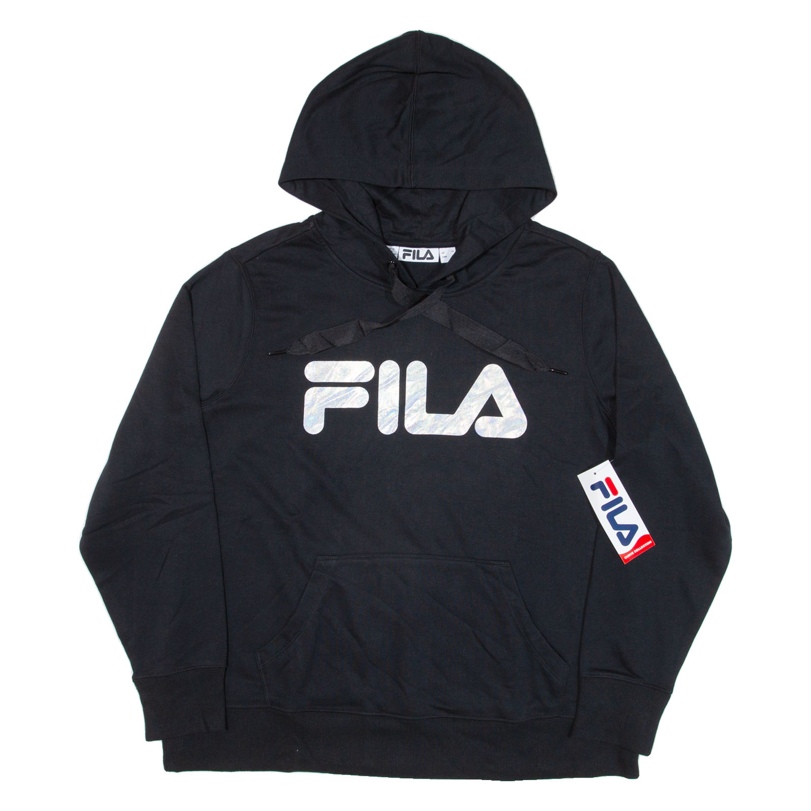 Felpa con cappuccio FILA donna nera XL