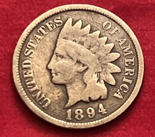 1894 indian head cent BN20