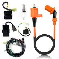 Ignition Coil CDI Box Wiring Wire Harness Starter Solenoid Relay Voltage Regu...