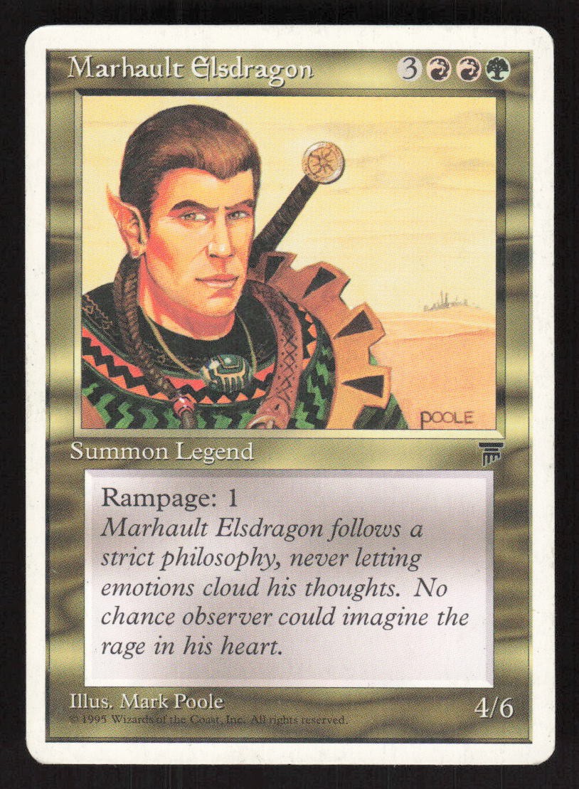 1995 Marhault Elsdragon Chronicles MTG