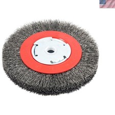 Max RPM 6,000 Wire Bench Brush - 6-Inch Narrow Face for Light to Medium Duty Use