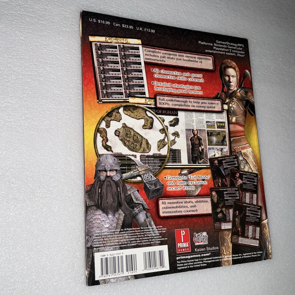 The Lord of the Rings: The Third Age | Prima Official Game Guide + 36 Cards VGC - Image 4 of 4