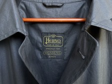 Vintage HERNO Leichter Trenchcoat Gürtel Made In Italy Regenmantel Gr. IT 48