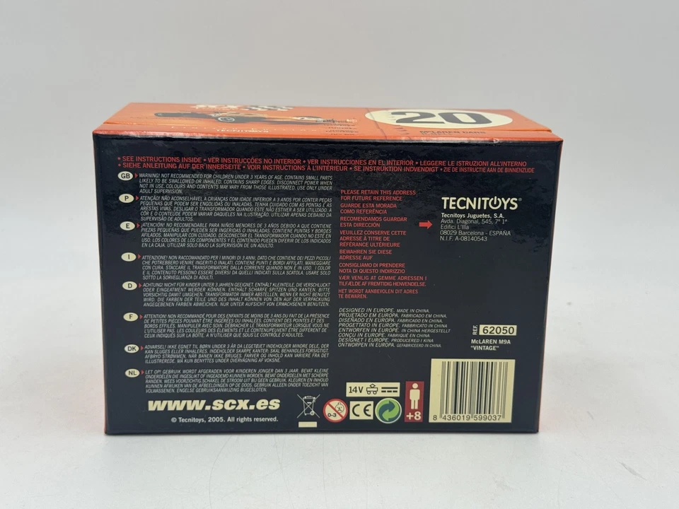 Rif. Coche Ranura 1/32 Scx Vintage 'Mclaren M9A Vintage' 62050 Foto 3 de 4