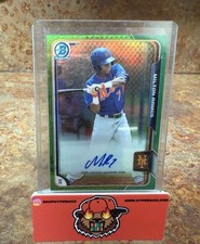 2015 Bowman Chrome Prospects Green Refractor /99 Milton Ramos #BCAP-MRA Auto