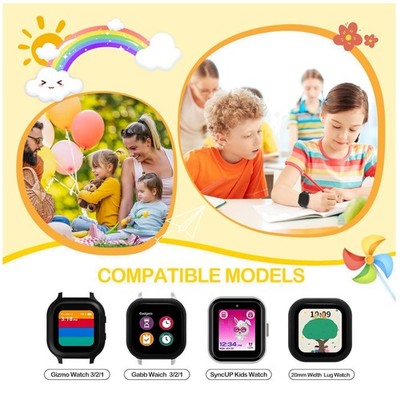 Kid-Friendly Adjustable Bands for Gizmo Watch 3 Pack