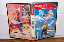 Final Fantasy X Greatest Hits PS2 PlayStation 2 Black Label Disc Manual Tested