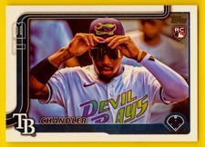 2025 Topps Update US277 Chandler Simpson RC Golden Mirror SSP Rays Rookie