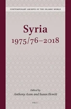 Syria 1975/76-2018 by Anthony Axon (English) Hardcover Book