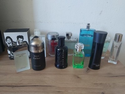 Parfums Konvolut Herren, 10 Stück, Eau de Toilette, Verschiedene Größen