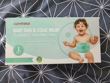 Comfheat Colic and Gas Relief for Newborns and Infants, Flaxseed Heated Tummy Wr
