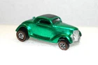 Hot Wheels Redline CLASSIC '36 FORD COUPE US GREEN Dark Interior Very Nice !!