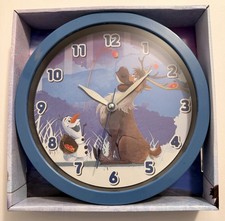New Disney Pixar Frozen 10 Inch Analog Wall Clock - Olaf  Sven