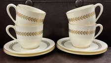 Juego de 4 tazas y platillos Demitasse de colección Lenox IMPERIAL P 338 EE. UU.