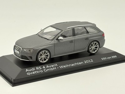 1/43 Audi RS4 Avant B8 - Daytonagrau matt - quattro GmbH Weihnachten 2012 - OVP