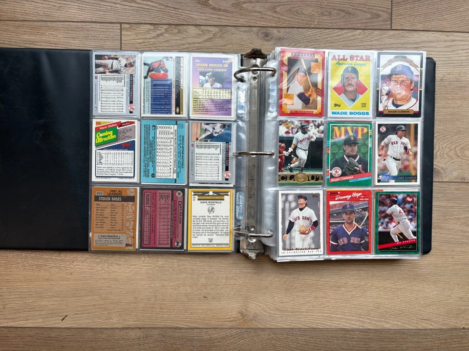 Carpeta de estrellas de béisbol y MVP de los años 80-90 - Griffey Bonds McGwire - 350 tarjetas Foto 2 de 4