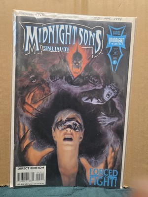 Midnight Sons Unlimited # 5 Forced to Fight Marvel 1994 Ghost Rider.  