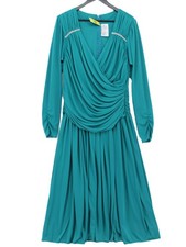 Trina Lewis Maxi Dress M in Blue