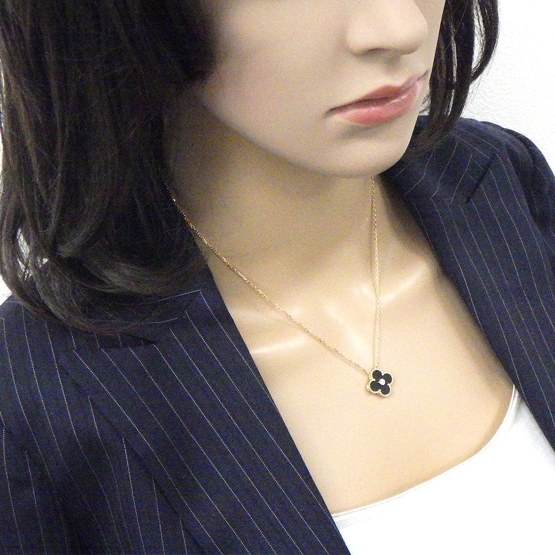Van Cleef & Arpels Necklace Vintage Alhambra Limited Edition Onyx