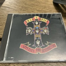 Guns N' Roses Appetite For Destruction CD, 1987, Geffen Records