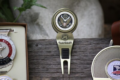 USGA Members Ball Marker & Ahead Turf Doctor Divot Tool 