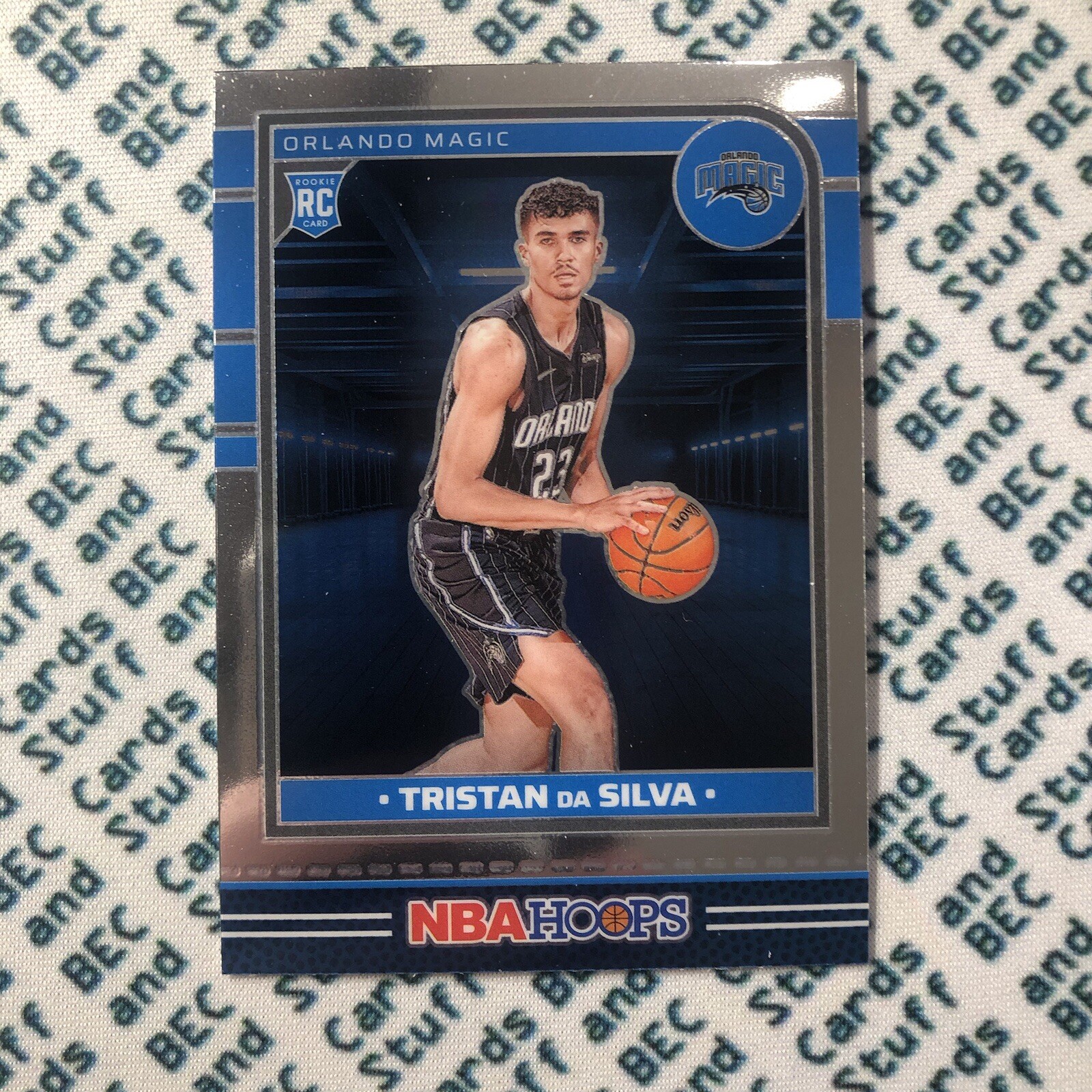 2024-25 NBA Hoops Tristan Da Silva Premium RC #248 Orlando Magic