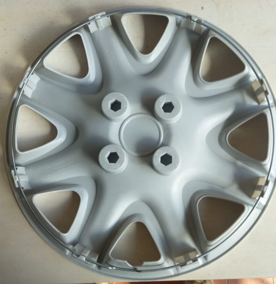 LOT DE 4 ENJOLIVEURS PEUGEOT 106 / 206 / 306 BIPPER pour JANTES 14" avec LOGO - Photo 3/3