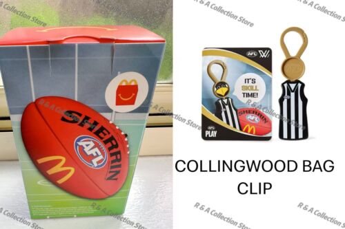 McDonald's 2025 Toys AFL Sports BAG CLIP With Stickers & Card New In Box - Pick - Picture 12 of 28