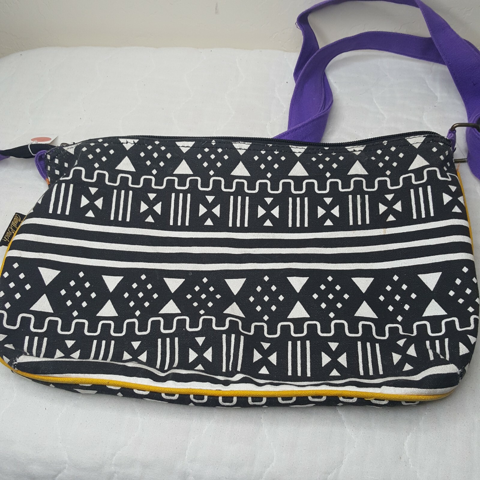 Dog Tails Patchwork Laurel Burch Medium Canvas Pu… - image 4