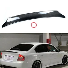 1pc Real Carbon Fiber Rear Trunk Spoiler Lip For Subaru Legacy 2005-2008