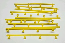 Marchon 9" Yellow Guardrail Pieces No Broken Clips Lot Of 10 
