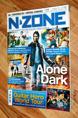 2008 Nintendo N-Zone Magazin Alone in the Dark Smash Bros. Brawl Indiana Jones 