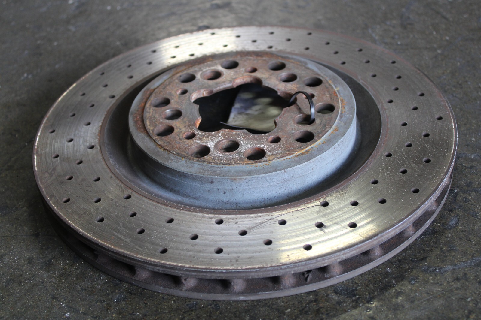 Ferrari F430 Coupe, Spider, Front Brakes, Cross Drilled, Used, P/N 213484