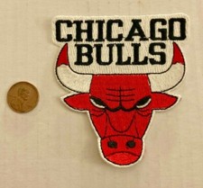 Vintage 3.5" NBA Chicago Bulls Iron On Patch Very Rare